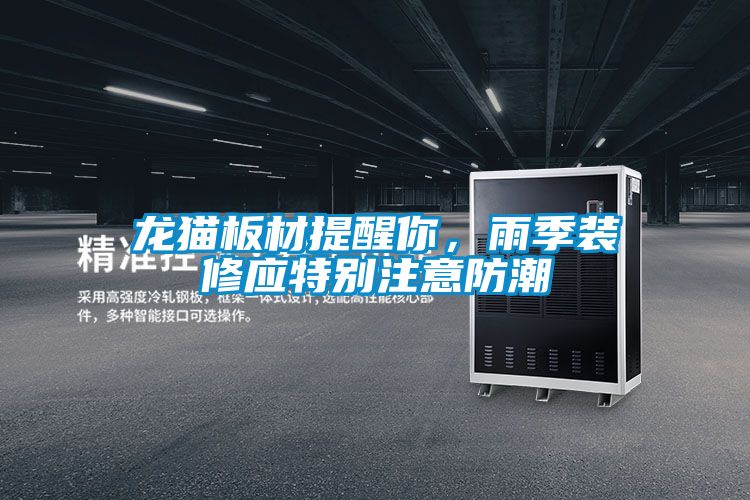 龍貓板材提醒你，雨季裝修應(yīng)特別注意防潮