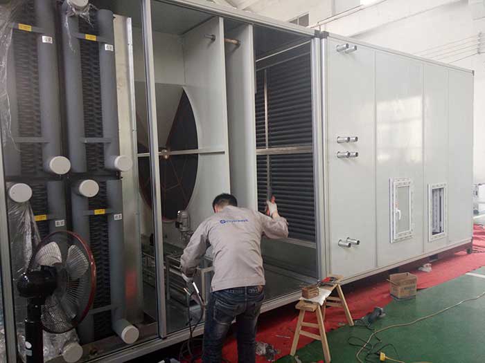 威海某大型化工企業(yè)兩臺10%濕度，40000風量2臺除濕機組