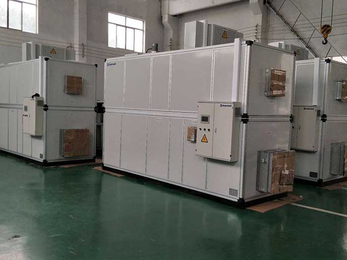 濟(jì)南銘威化工鋰電池鈷酸鋰零下40℃露點(diǎn)，三臺(tái)全新風(fēng)轉(zhuǎn)輪除濕機(jī)組